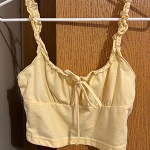 Baby Yellow crop top